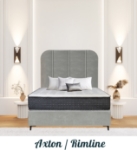 Picture of Upholstered bed with Axton Heritage Headboard