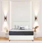 Picture of Upholstered bed with Concord Heritage Headboard