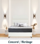 Picture of Upholstered bed with Concord Heritage Headboard