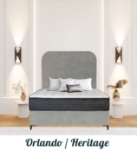 Picture of Upholstered bed with Orlando Heritage Headboard