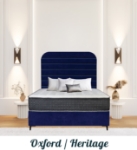 Picture of Upholstered bed with Oxford Heritage Headboard