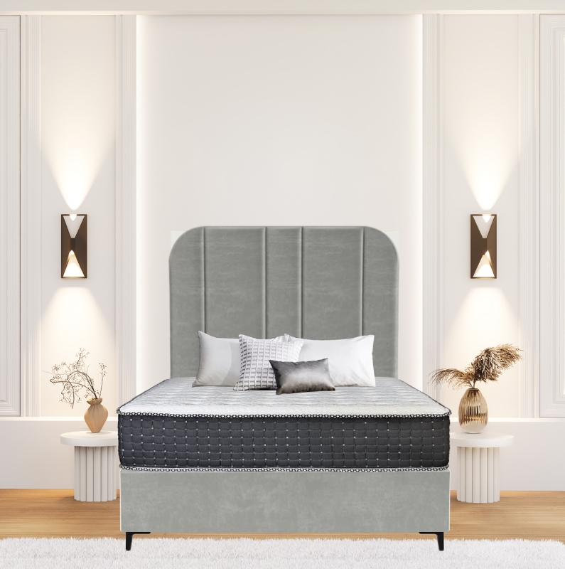 Picture of Upholstered bed with Prestige Headboard