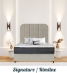 Picture of Upholstered bed with Signature Rimline Headboard