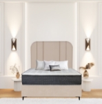 Picture of Upholstered bed with Windsor Heritage Headboard