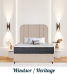 Picture of Upholstered bed with Windsor Heritage Headboard