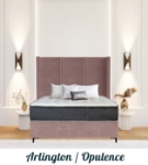 Picture of Upholstered bed with Arlington Opulence Headboard