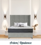 Picture of Upholstered bed with Axton Opulence Headboard