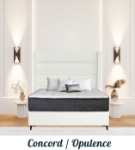 Picture of Upholstered bed with Concord Opulence Headboard