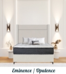 Picture of Upholstered bed with Eminence Opulence Headboard