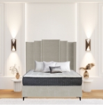 Picture of Upholstered bed with Heirloom Opulence Headboard