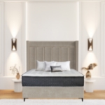 Picture of Upholstered bed with Luxeloom Opulence Headboard