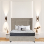 Picture of Upholstered bed with Mastic Opulence Headboard