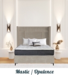 Picture of Upholstered bed with Mastic Opulence Headboard