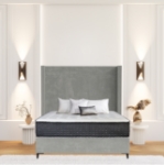 Picture of Upholstered bed with Orlando Opulence Headboard