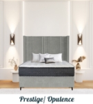 Picture of Upholstered bed with Prestige Opulence Headboard