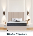 Picture of Upholstered bed with Windsor Opulence Headboard