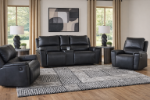 Picture of Genuine Leather Sofa, Loveseat and Reclining Chair