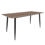 Picture of 55" Rectangular Dining Table with a Sintered Stone Tabletop and a Stainless Steel Base