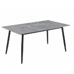 Picture of 62" Rectangular Dining Table with a Sintered Stone Tabletop and a Stainless Steel Base