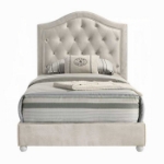 Picture of Full Upholstered Button Tufted Bed