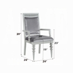 Picture of Dining Side/Arm Chair w/Sparkling Rhinestones Inlay