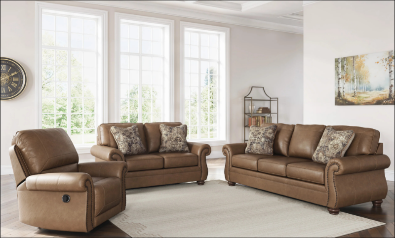 Picture of Traditional Sofa, Loveseat and Swivel Glider Recliner Set