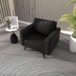 Picture of Single-Seater Sofa With Stainless Steel Legs And Removable Cushions