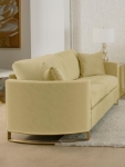 Picture of Upholstered Curved Track Arm Loveseat Camel