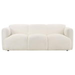 Picture of Upholstered White Round Track Arm Sofa