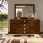 Picture of Walnut Dresser and Mirror