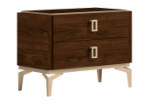 Picture of Walnut 2 Drawer Night Stand