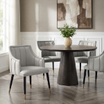 Picture of Velvet Dining Arm Chair