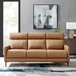 Picture of Top Grain Genuine Leather Sofa in Tan