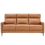 Picture of Top Grain Genuine Leather Sofa in Tan
