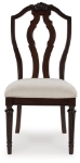 Picture of Classic with a rich cherry brown finish Dining UPH Side Chair