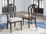 Picture of 5Pc/7PC Classic with a rich cherry brown finish Dining Room Set