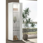 Picture of 22"W x 18"D x 74"H High Gloss 1 Door China Right