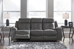 gray genuine leather sofa