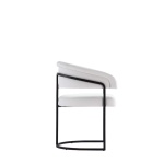 Picture of Leatherette Upholstered Dining Chair in White