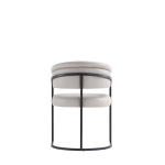 Picture of Leatherette Upholstered Dining Chair in Light Grey