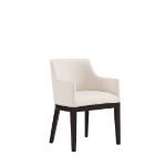 Picture of Leather Dining Arm Chair in Cream, Light Grey, Pewter, Stone Grey, Graphite