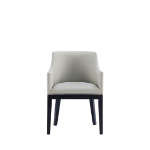Picture of Leather Dining Arm Chair in Stone Grey