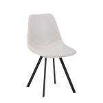 Picture of Dining Chair With Black Metal Legs