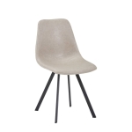 Picture of Dining Chair With Black Metal Legs