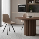 Picture of Dining Chair With Black Metal Legs