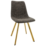 Picture of Dining Chair With Gold Metal Legs