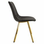 Picture of Dining Chair With Gold Metal Legs
