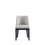 Picture of Leather Dining Chair in Cream, Light Grey, Pewter, Stone Grey and Graphite