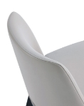 Picture of Leather Dining Chair in Cream, Light Grey, Pewter, Stone Grey and Graphite