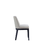 Picture of Leather Dining Chair in Cream, Light Grey, Pewter, Stone Grey and Graphite